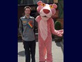 Mit Pink Panther unterwegs (Movie Park Germany, Bottrop-Kirchhellen 2006)